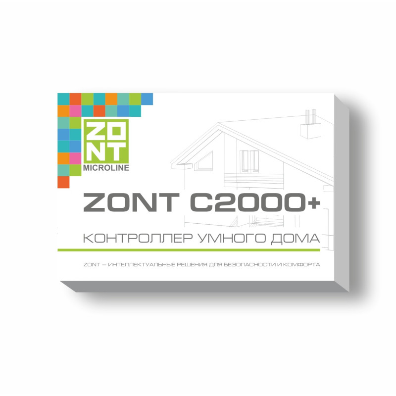 Контроллер «Умного дома» с WEB интерфейсом ZONT C2000+