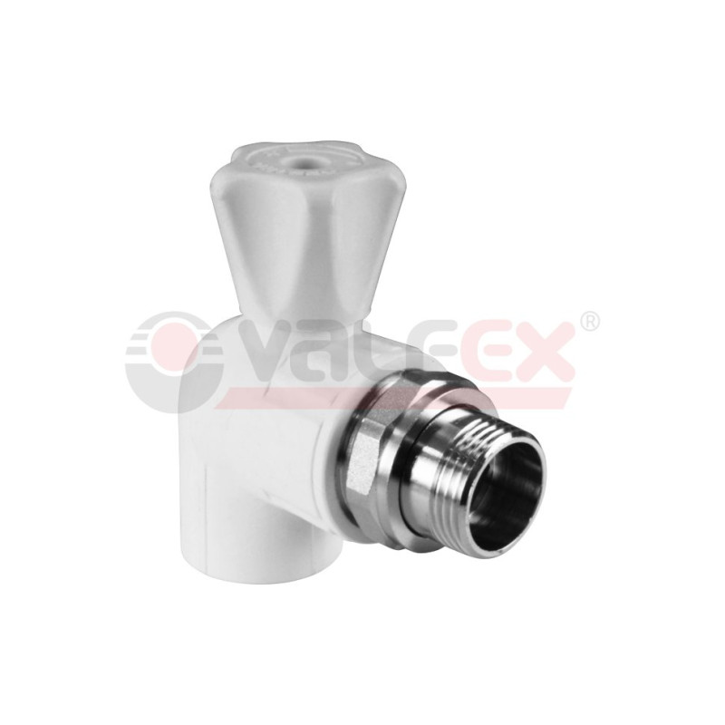 Кран радиаторный угловой 25x3/4 Valfex (10/40)