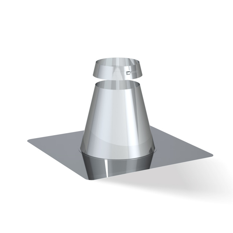 Крышная разделка (нерж. 0,5) Ф80