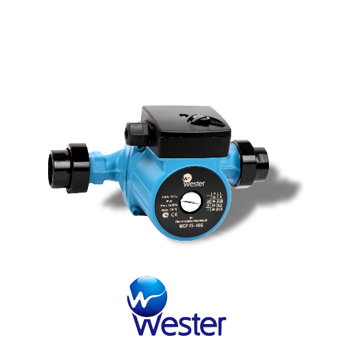 Насос циркуляционный Wester WCP 32-80G (с гайками)