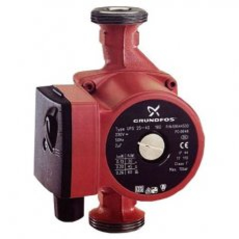 Насос циркуляционный Grundfos UP 25-40 с гайками трехскоростной