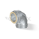 Сэндвич-колено 90 (н/ж.ст.0,8мм+н/ж.ст.)Ф220х300