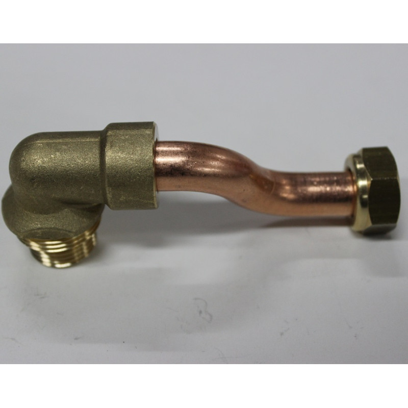 Патрубок выхода ГВС в сборе В18