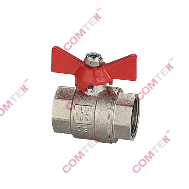 Кран шаровый 3/4" ВР х 3/4" ВР "бабочка" Comtek