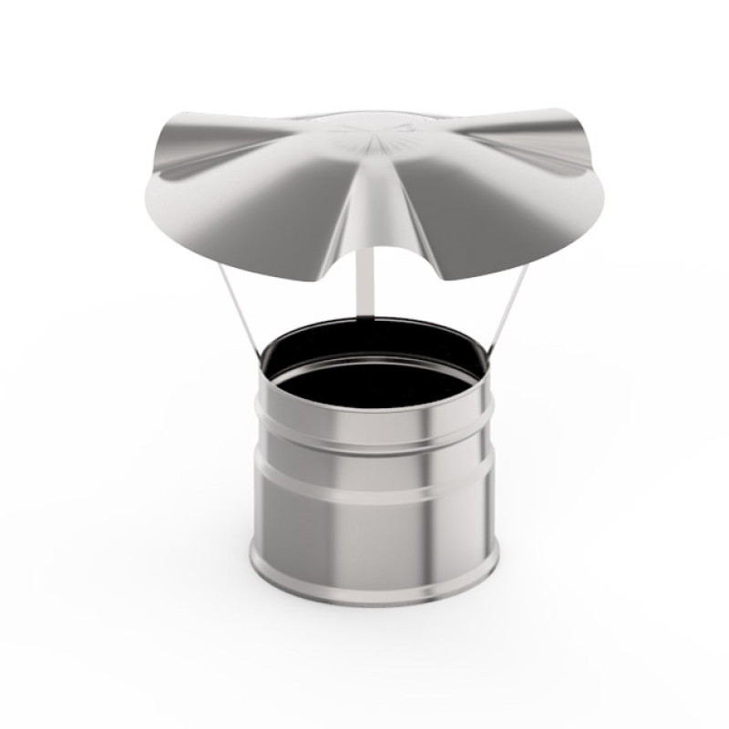 Зонт-К  (нерж. сталь 0,5мм) Ф120