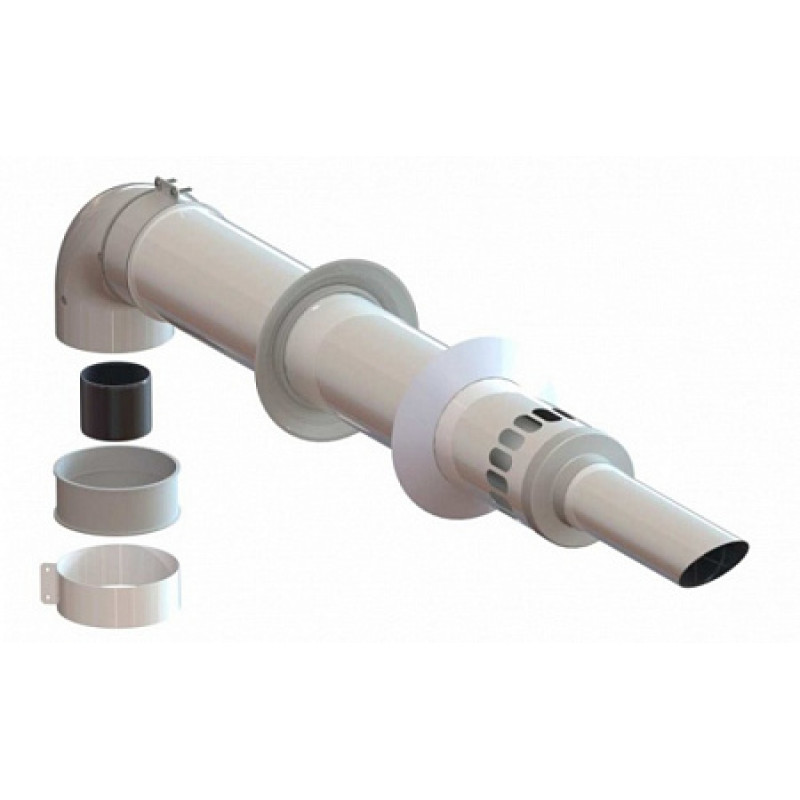 Комплект коаксиальный 60/100 L = 1,0 м K-C-01 BV на котел ARISTON, BAXI, VAILLANT