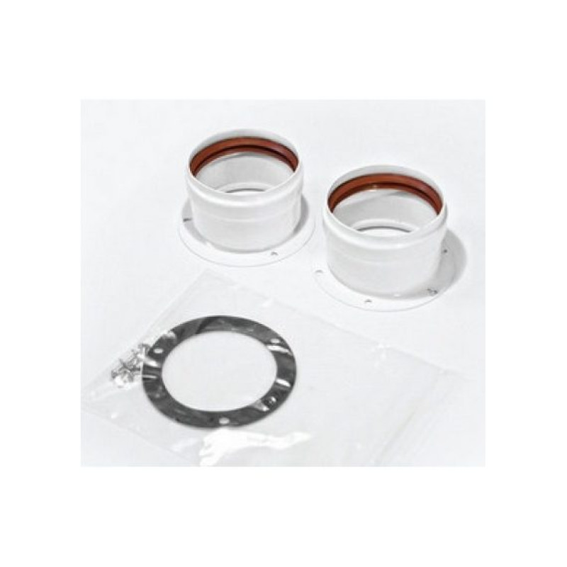 Удлинитель  трубы  д 80 мм L= 250 мм Цвет белый  NAVIEN-1