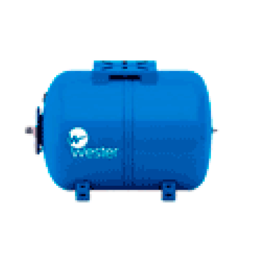 Мембранный бак для водоснабжения горизонтальный Wester Premium  WAO24_нерж. контрфланец