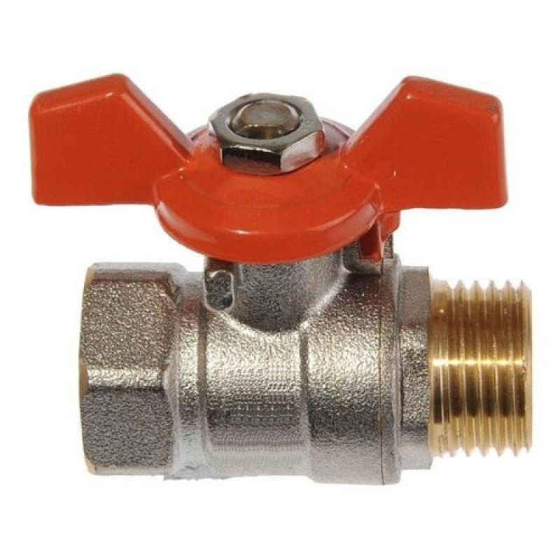 Кран шаровый 3/4" ВН-НР бабочка