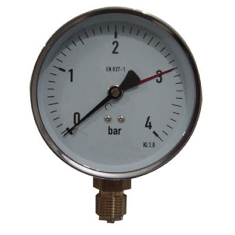 Манометр прямоугольный 4  bar G 1/4 "-2