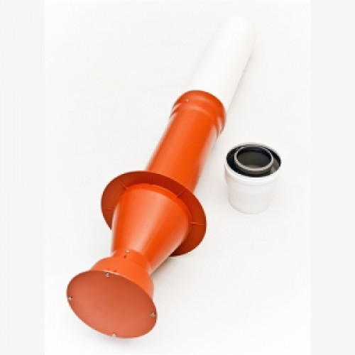 Комплект коаксиальный 60/100 верт.красн.конд (3318854)