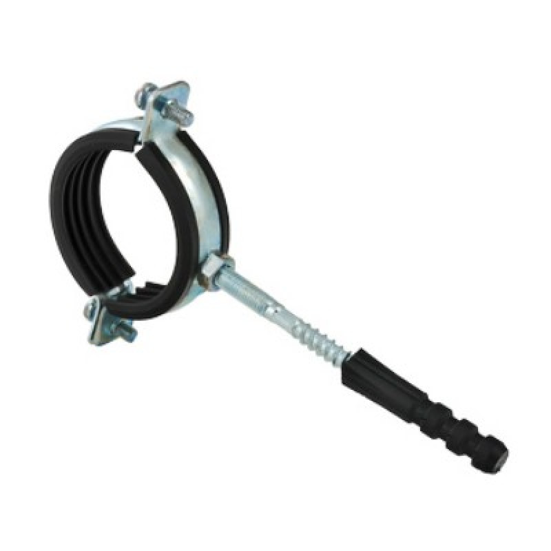 Кронштейн стальной с резиновым уплотнением 1/2'' (20-25) (1/160)