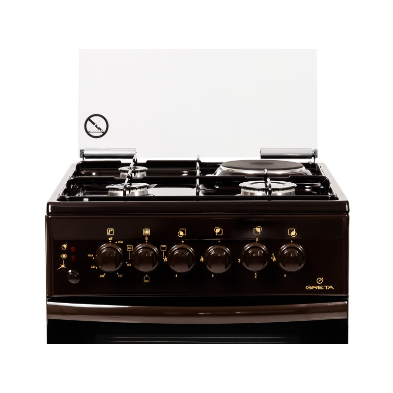 Плита газоэлектрическая бытовая GRETA тип 1470-ГЭ KE 5 00 2 MG 13 (B)-3