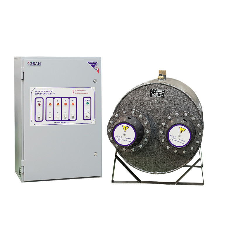 Котел электрический ЭВАН ЭПО-108(А) 3х30+18 (14151+ пульт 15107)