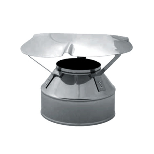 Оголовок-зонт коаксиал. Ф300х400 (304/0,5/430/0,5)