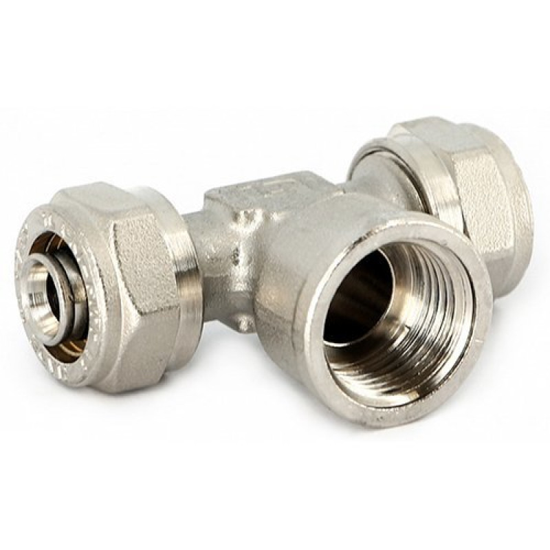 Тройник компрессионный с наружной резьбой 20х3/4х20 COMPIPE-1
