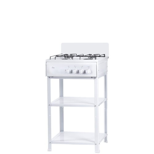 Плита газовая FLAMA AVG 1402-W (4-х конфорочная) напольная 048