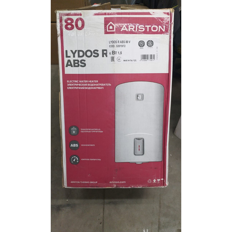 Водонагреватель электрический Аристон LYDOS R ABS 80 V (3201972) ДИСКОНТ 1097239-1