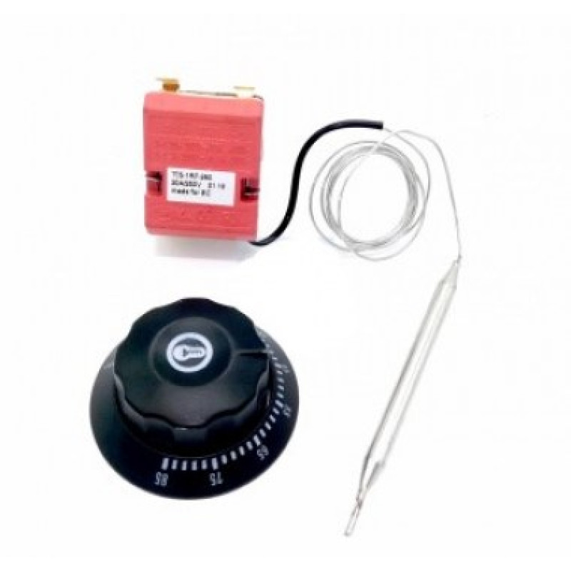 Термостат капиллярный 20А/250V/0.9m/20mm/ 30-85°C (ARIDEYA 100-300л)