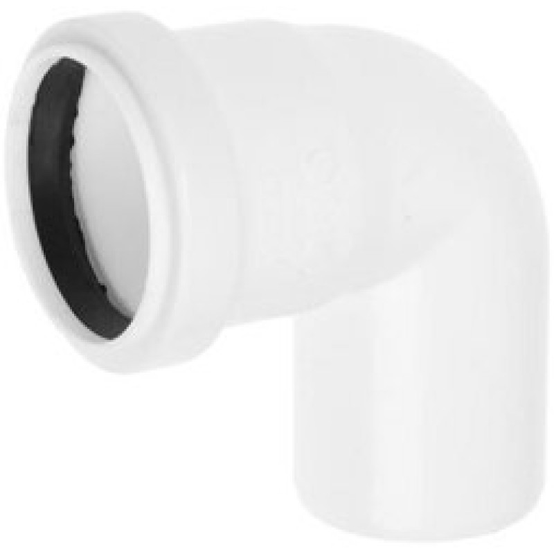 Колено Silenta 50х90 из ПВХ Хакан