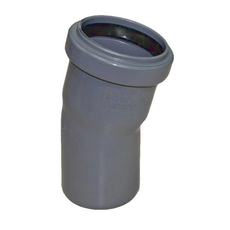 Колено Silenta 50х15 из ПВХ  HAKAN