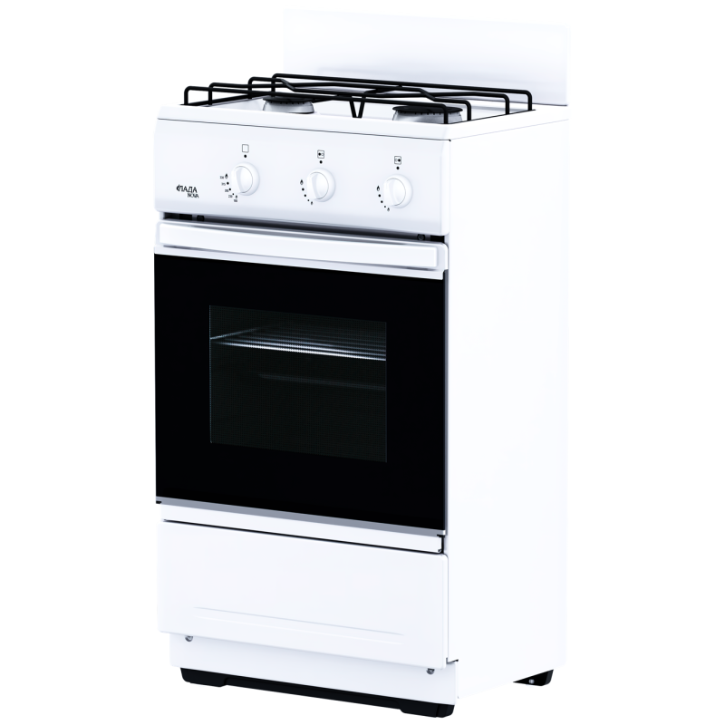 Плита газовая Лада Nova CG 32013 W (2-х конфорочная) 433