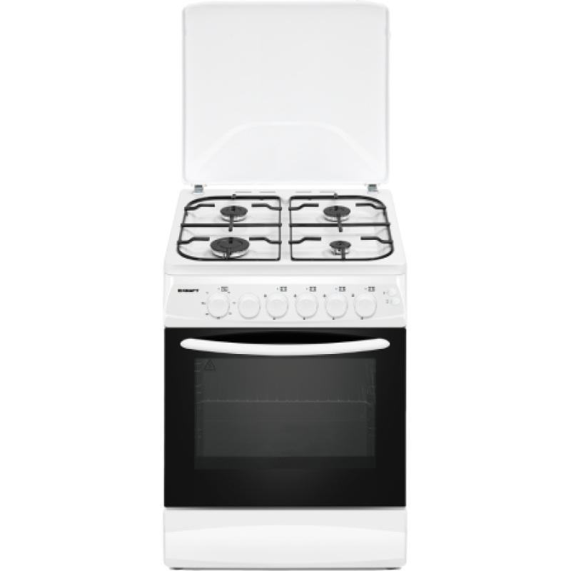 Плита газовая KRAFT KF-FSK6407AEWI 4-комфорочная