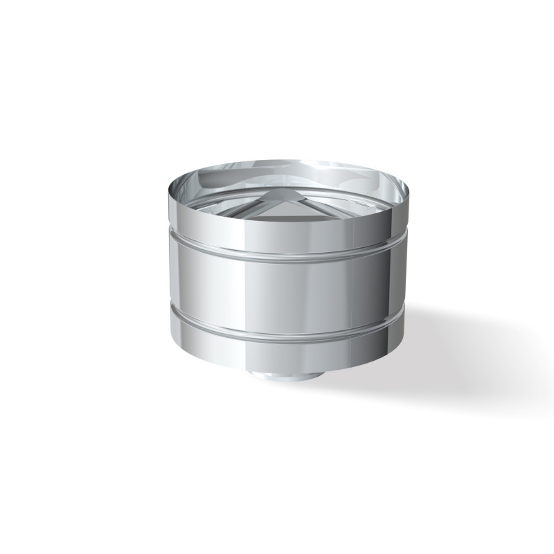 Зонт-К с ветрозащитой (нерж. сталь 0,5мм) Ф110