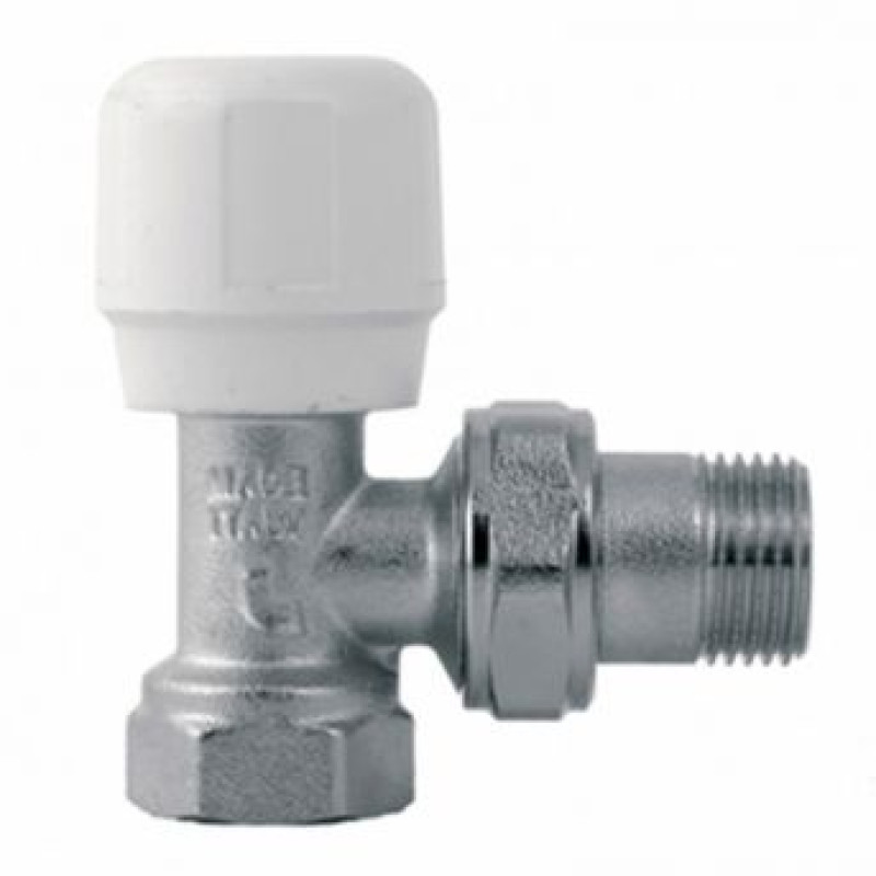 Клапан регулировочный (кран д/рад.) Alfstream 15 угловой