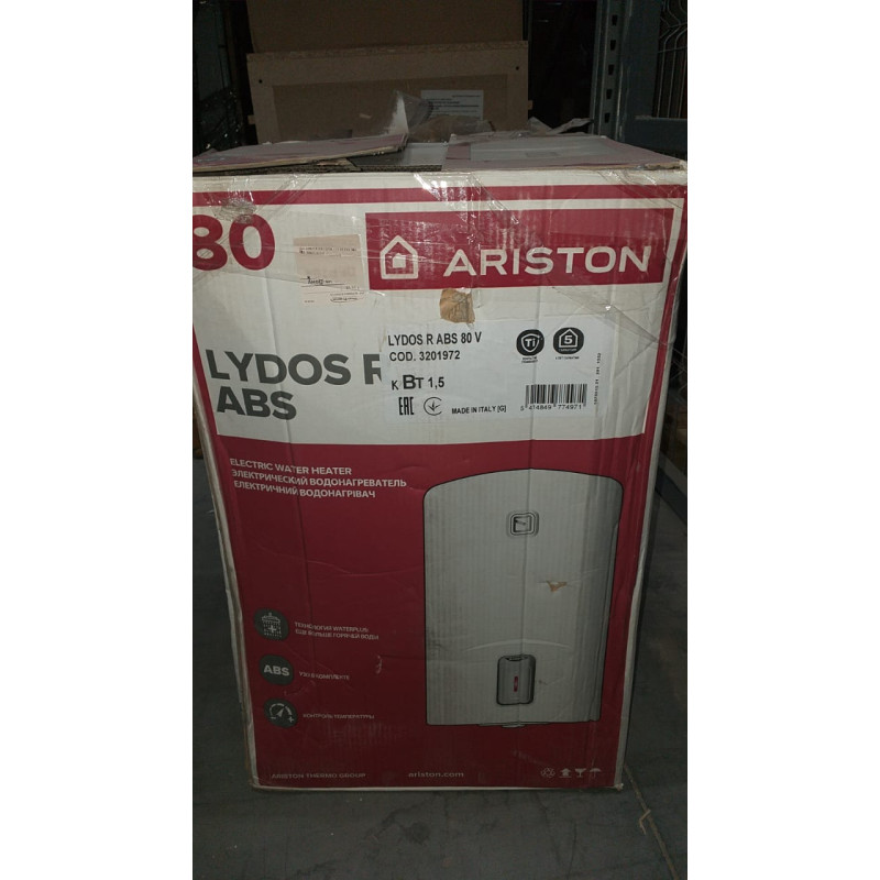 Водонагреватель электрический Аристон LYDOS R ABS 80 V (3201972) ДИСКОНТ 1065591-1