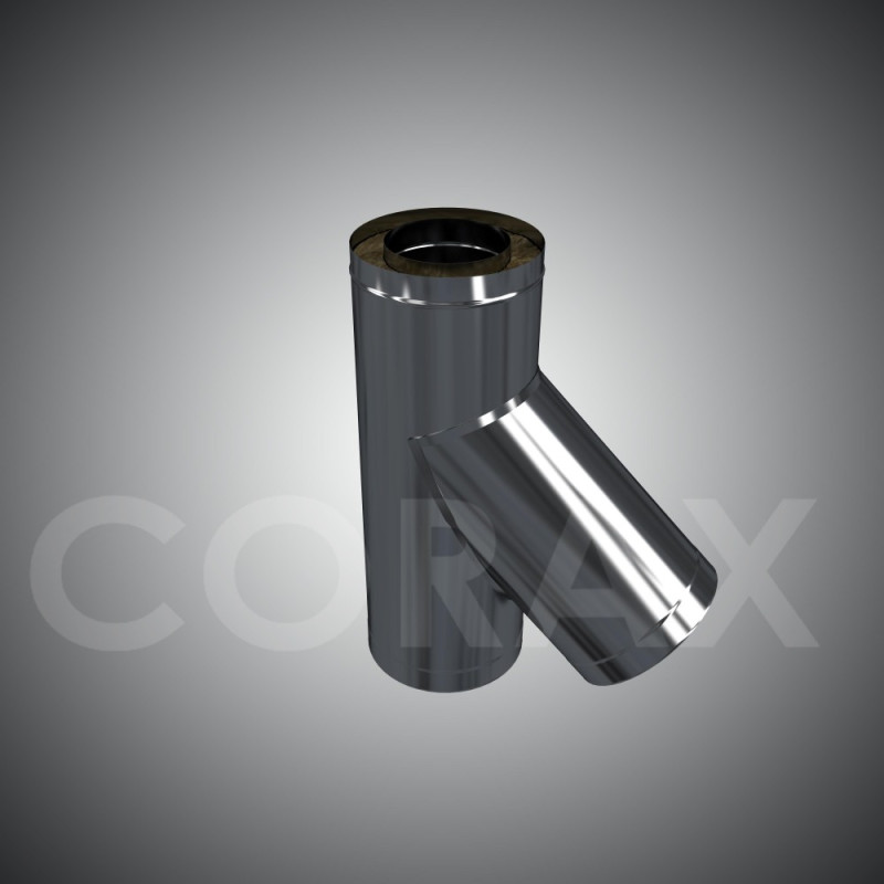 Сэндвич-тройник 135 (н/ж.ст.0,5мм+н/ж.ст) Ф350х450-1