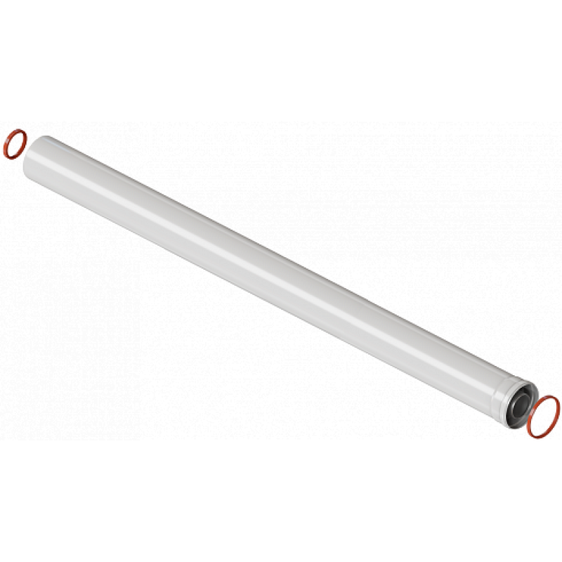 Коаксиальная труба Ф60/100 L=1.0 м Barrido