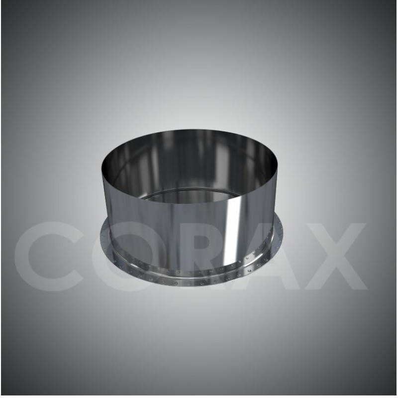 Заглушка (нерж. сталь 0,5мм) Ф250 внешняя