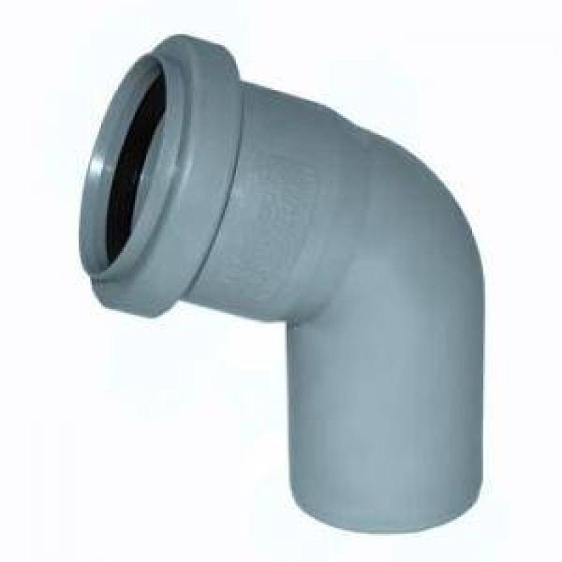 Колено Silenta 50х67,5  из ПВХ  HAKAN
