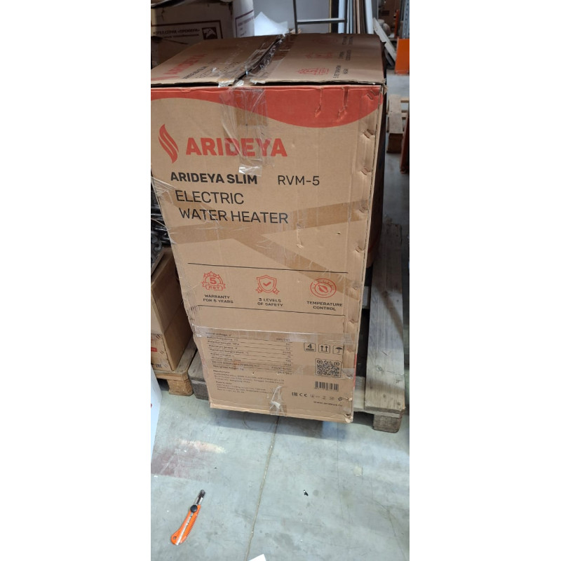 Водонагреватель электрический  бытовой Arideya Slim RVM-5 100L ДИСКОНТ ARD 24361-1