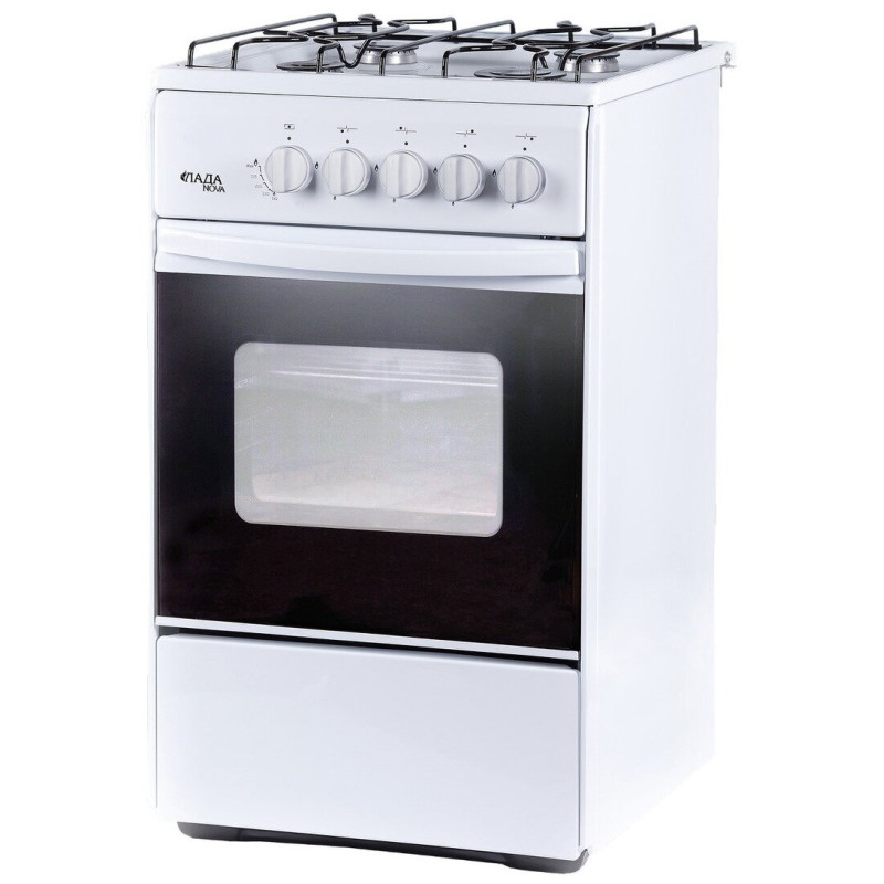Плита газовая Лада Nova RG 24040-W (4-х конфорочная)